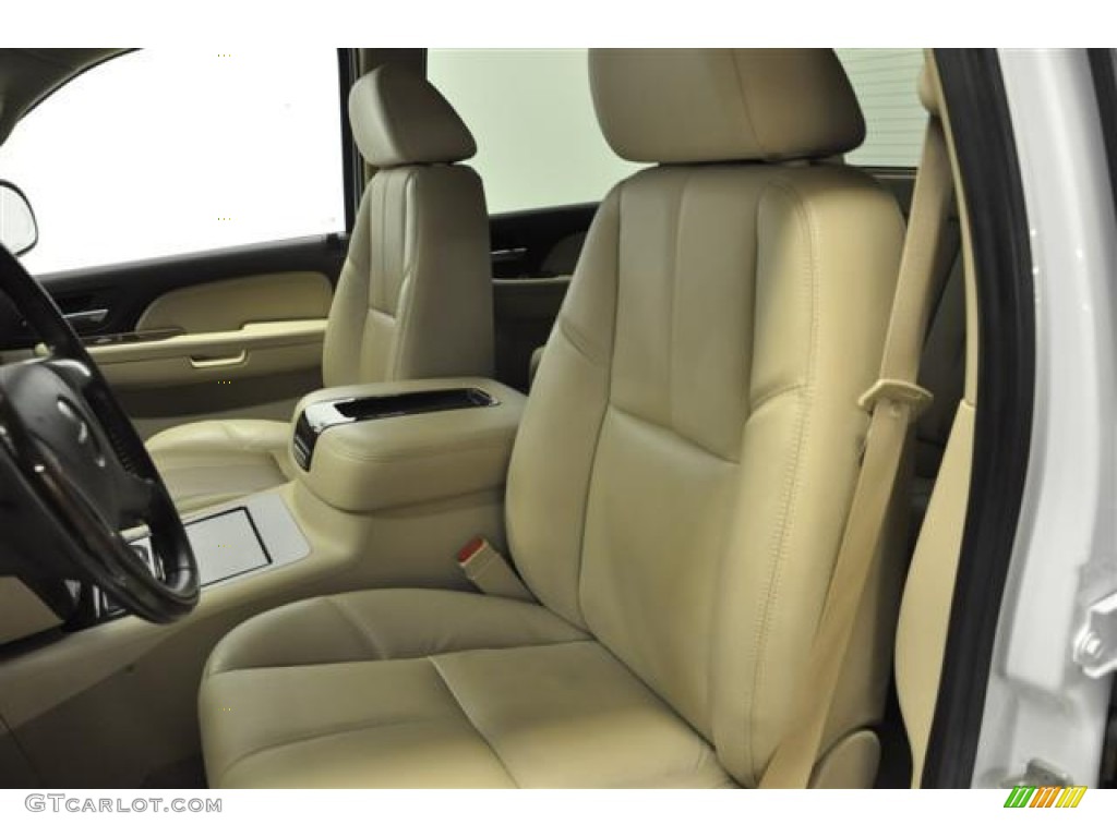 2008 Sierra 1500 Denali Crew Cab AWD - Polar White / Cocoa/Light Cashmere photo #11