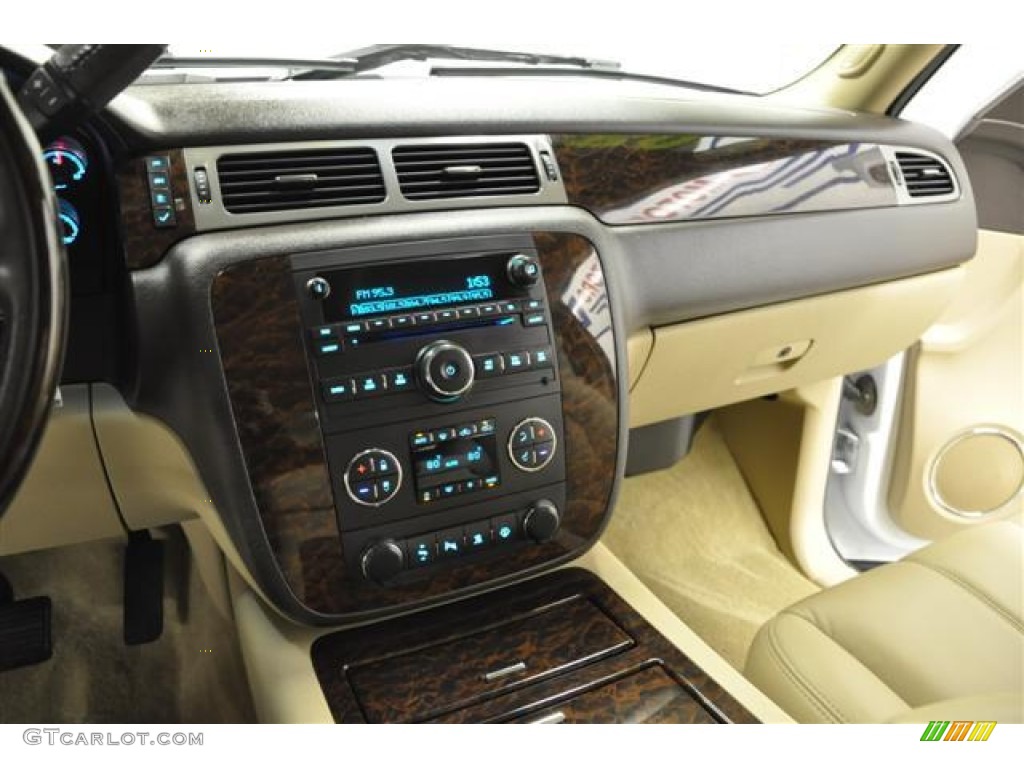 2008 Sierra 1500 Denali Crew Cab AWD - Polar White / Cocoa/Light Cashmere photo #16