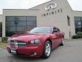 2008 Inferno Red Crystal Pearl Dodge Charger SXT  photo #1