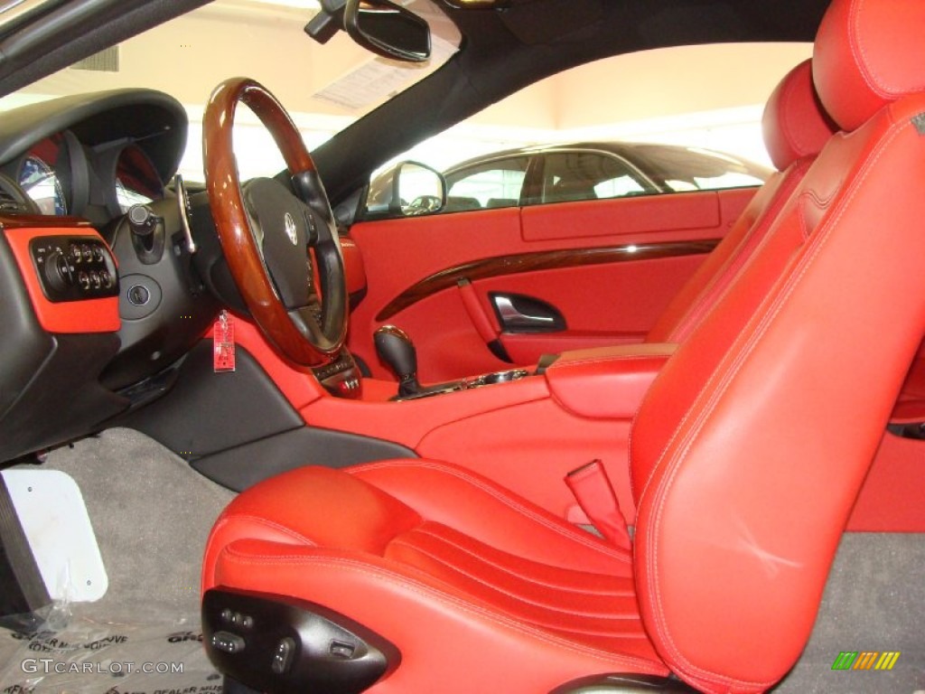 Rosso Corallo Interior 2009 Maserati GranTurismo Standard GranTurismo Model Photo #60524446