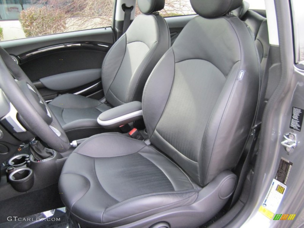 Punch Carbon Black Interior 2008 Mini Cooper S Hardtop Photo #60524554