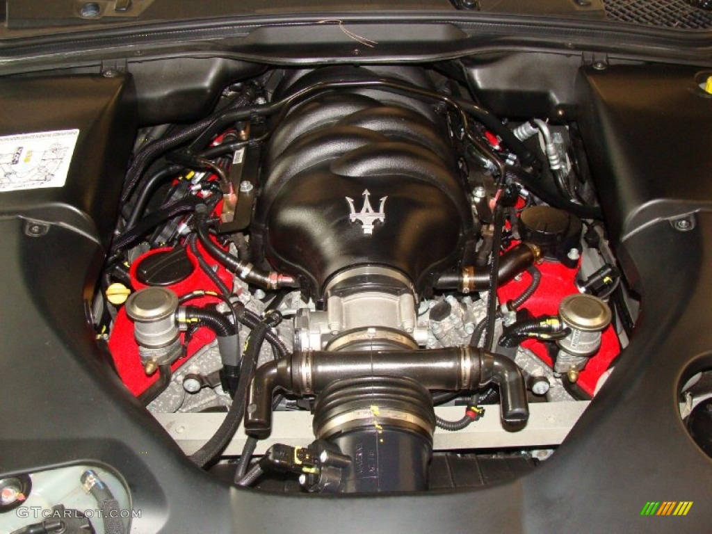 2009 Maserati GranTurismo S 4.7 Liter DOHC 32-Valve VVT V8 Engine Photo #60524647