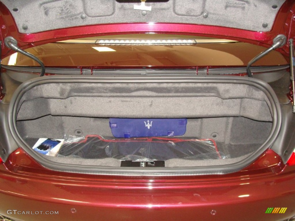 2012 Maserati GranTurismo Convertible GranCabrio Trunk Photo #60525229