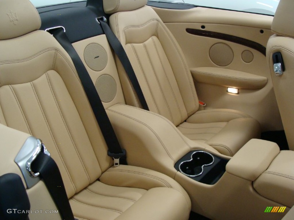 Pearl Beige Interior 2012 Maserati GranTurismo Convertible GranCabrio Photo #60525259