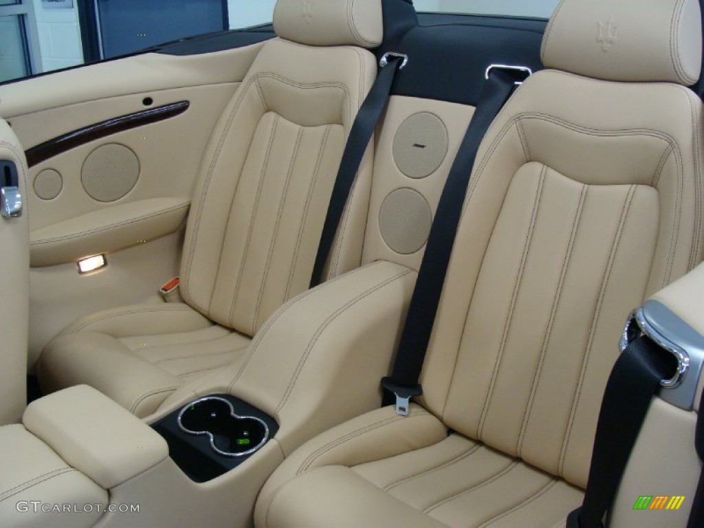 Pearl Beige Interior 2012 Maserati GranTurismo Convertible GranCabrio Photo #60525301