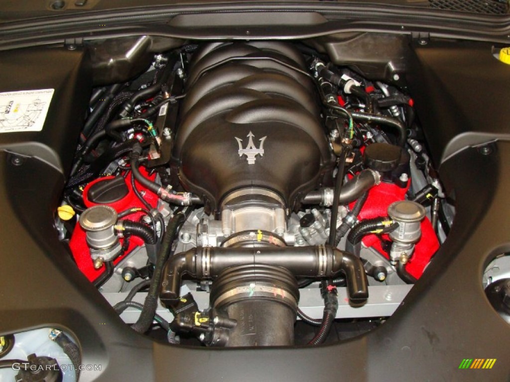 2012 Maserati GranTurismo S Automatic 4.7 Liter DOHC 32-Valve VVT V8 Engine Photo #60525535