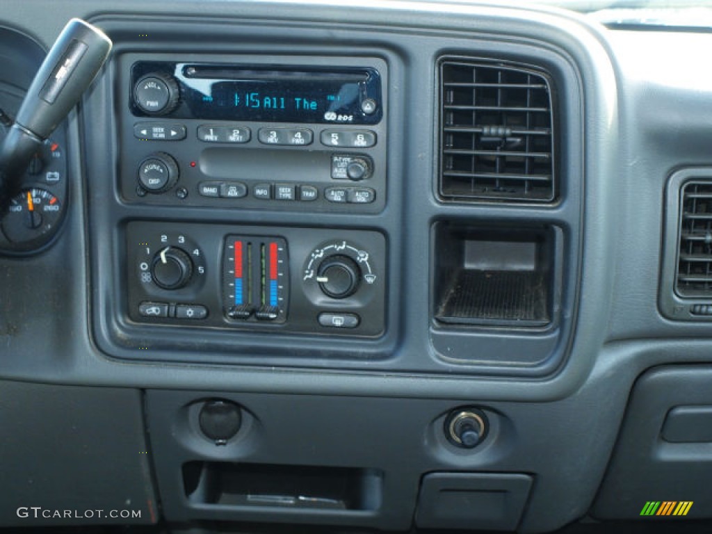 2003 Silverado 1500 LS Crew Cab 4x4 - Dark Gray Metallic / Dark Charcoal photo #11