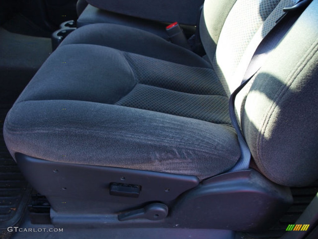 2003 Silverado 1500 LS Crew Cab 4x4 - Dark Gray Metallic / Dark Charcoal photo #15