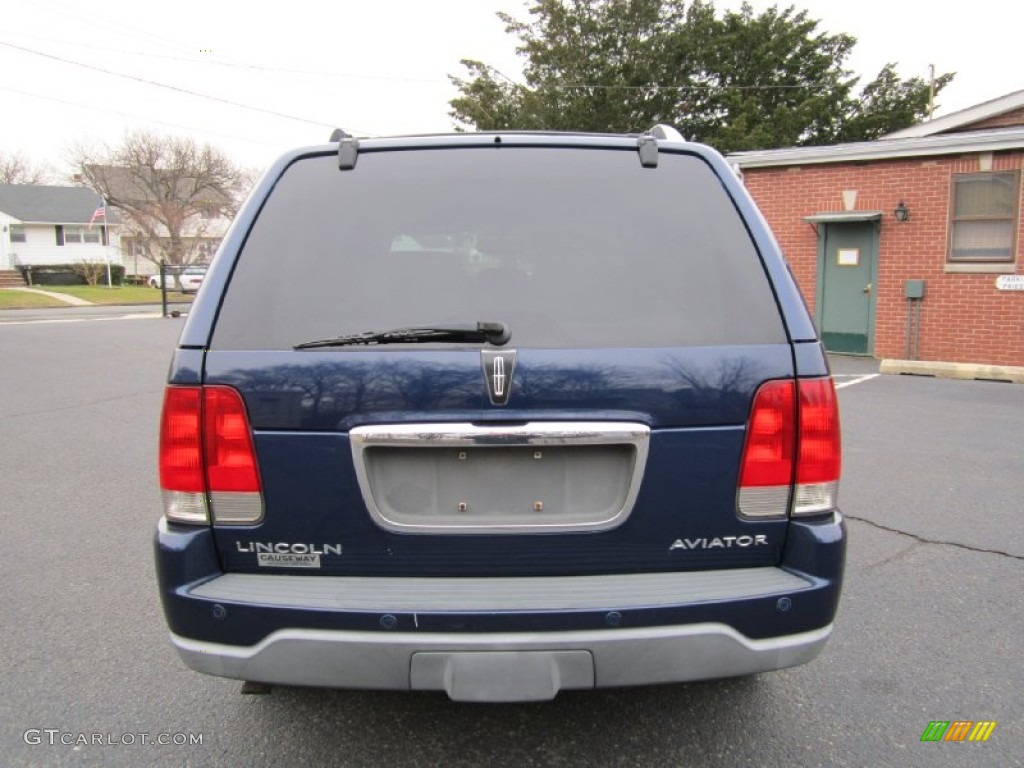 2004 Aviator Ultimate 4x4 - Dark Blue Pearl Metallic / Dove Grey photo #6