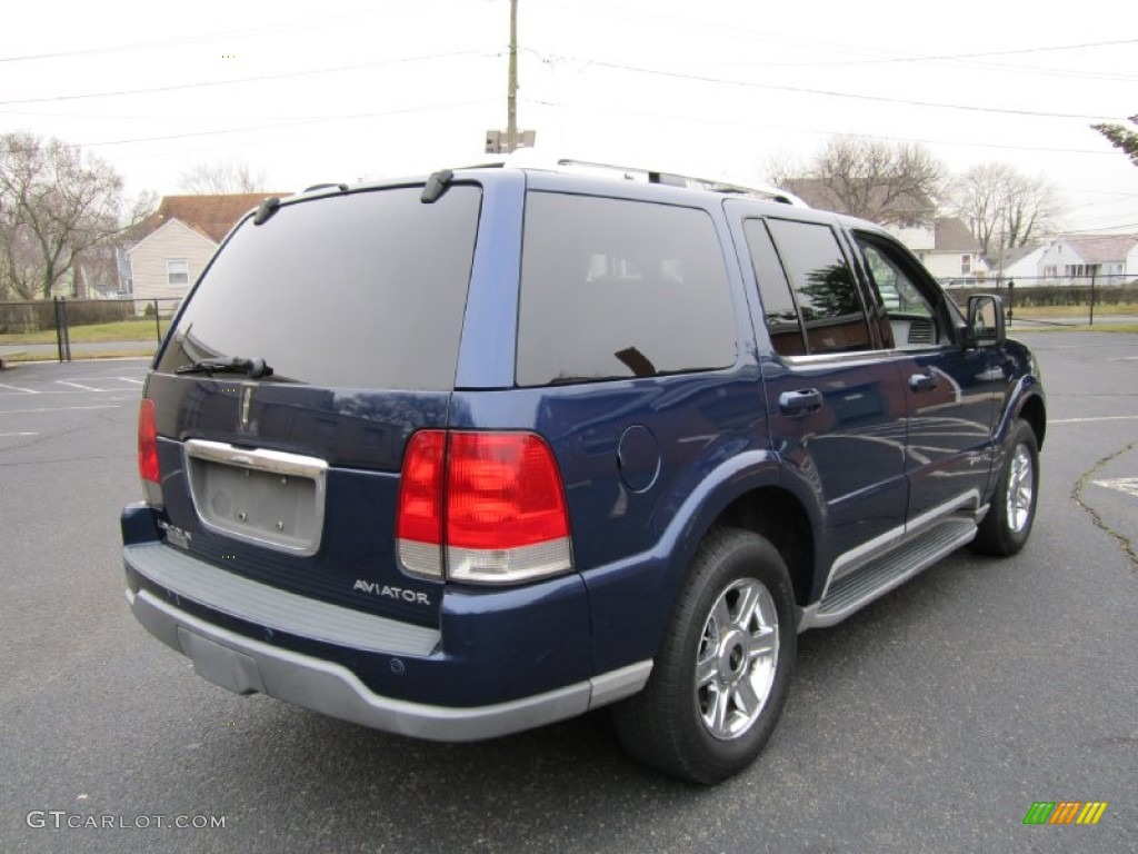 2004 Aviator Ultimate 4x4 - Dark Blue Pearl Metallic / Dove Grey photo #7