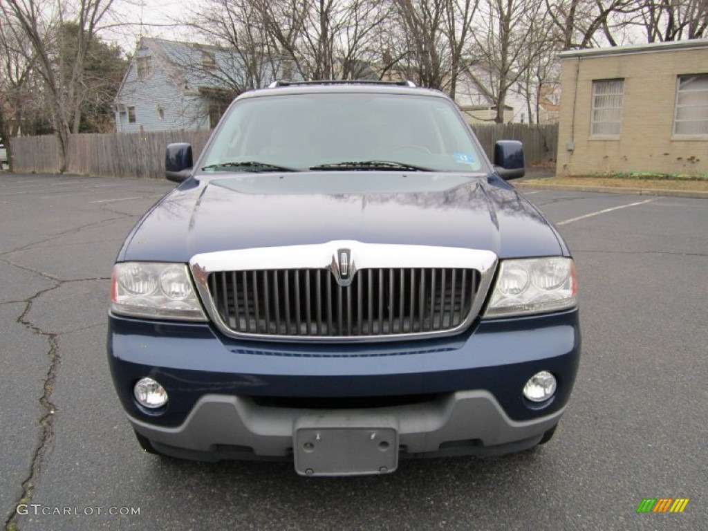 2004 Aviator Ultimate 4x4 - Dark Blue Pearl Metallic / Dove Grey photo #12