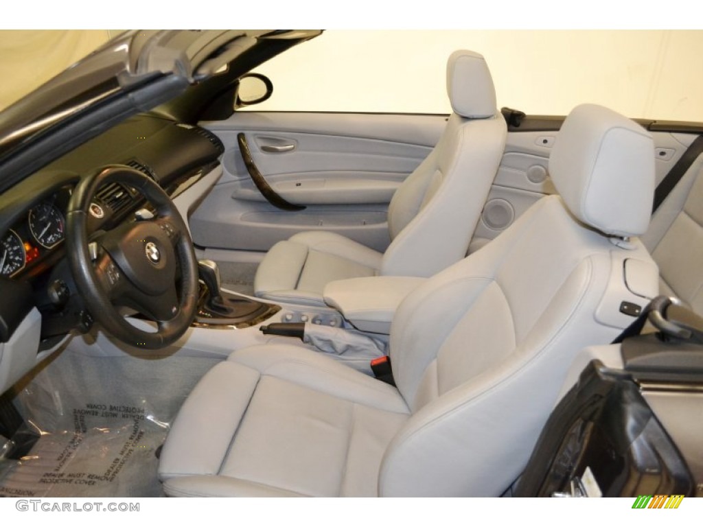 Grey Interior 2008 BMW 1 Series 135i Convertible Photo #60528844
