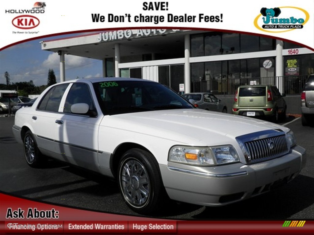 2006 Grand Marquis GS - Vibrant White / Medium Light Stone photo #1