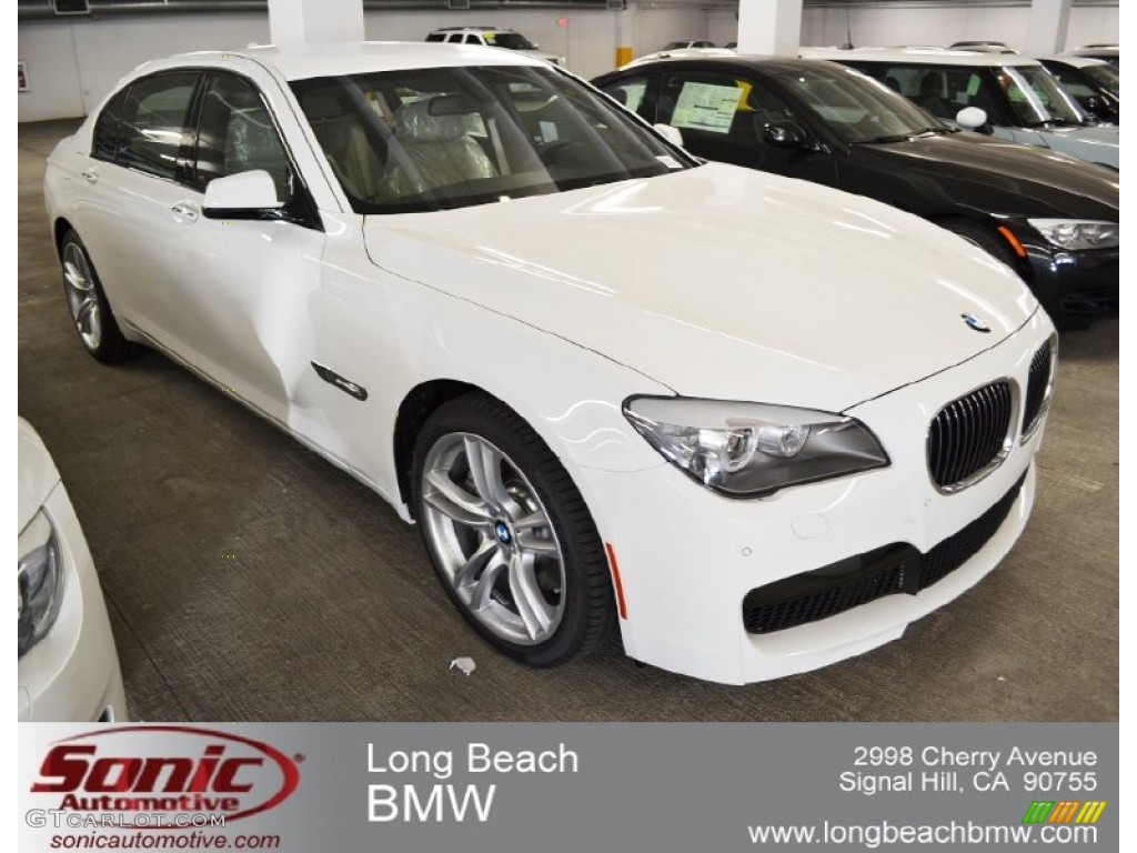 2012 7 Series 750Li Sedan - Alpine White / Oyster/Black photo #1