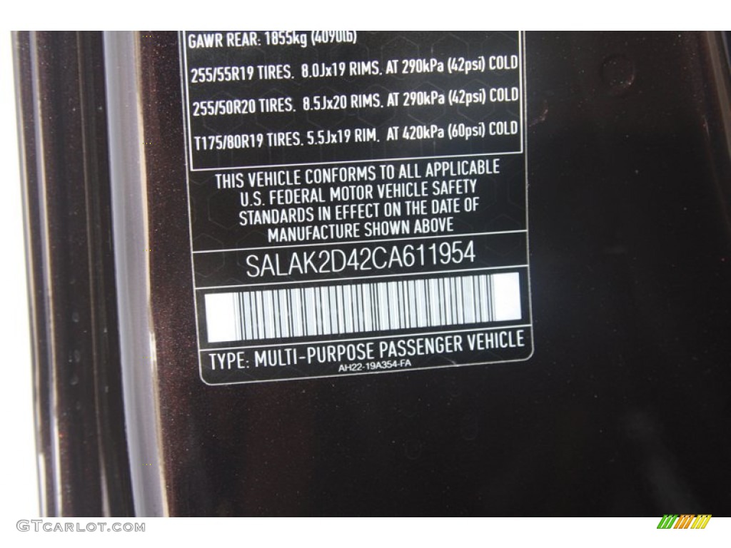 2012 LR4 HSE LUX - Bournville Brown Metallic / Ebony photo #28