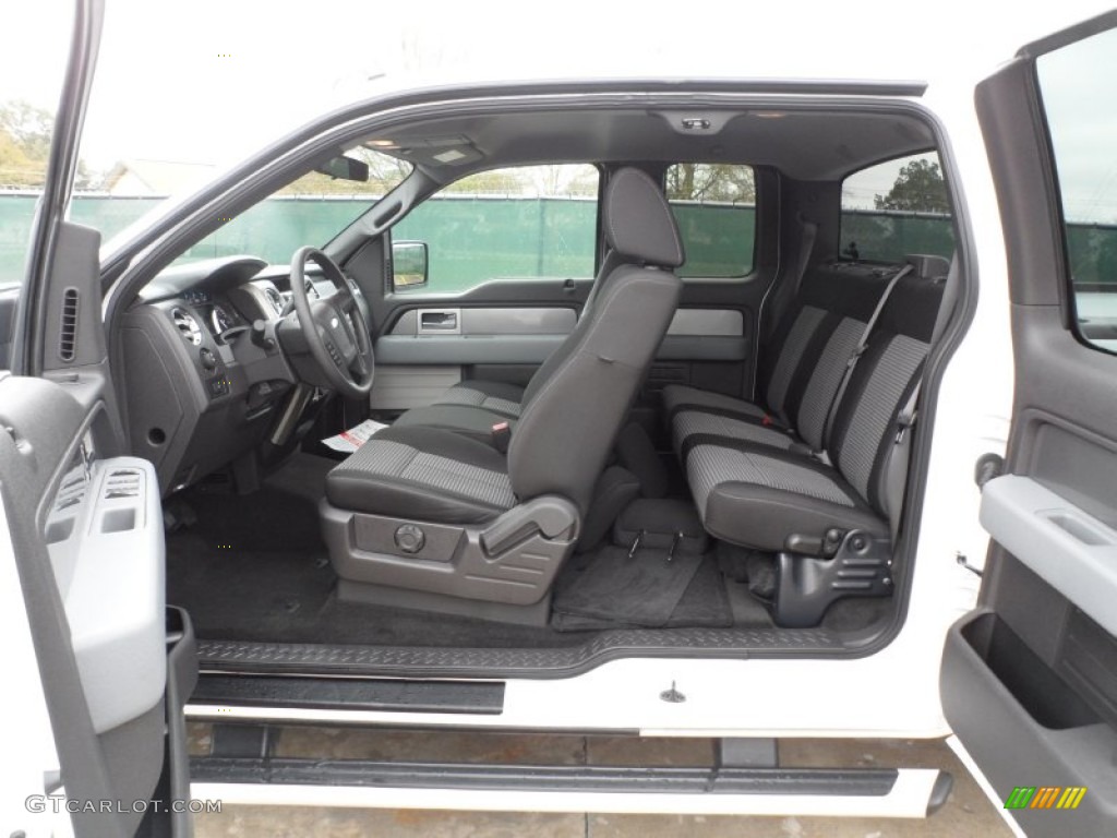 Black Interior 2011 Ford F150 XLT SuperCab Photo #60532497