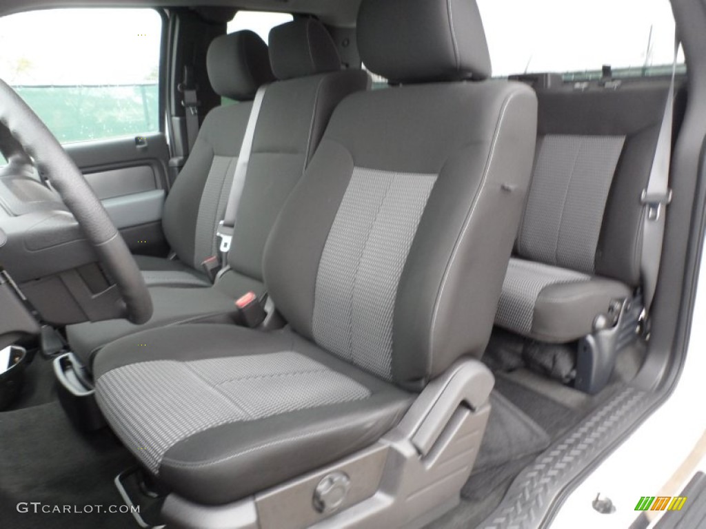 Black Interior 2011 Ford F150 XLT SuperCab Photo #60532537