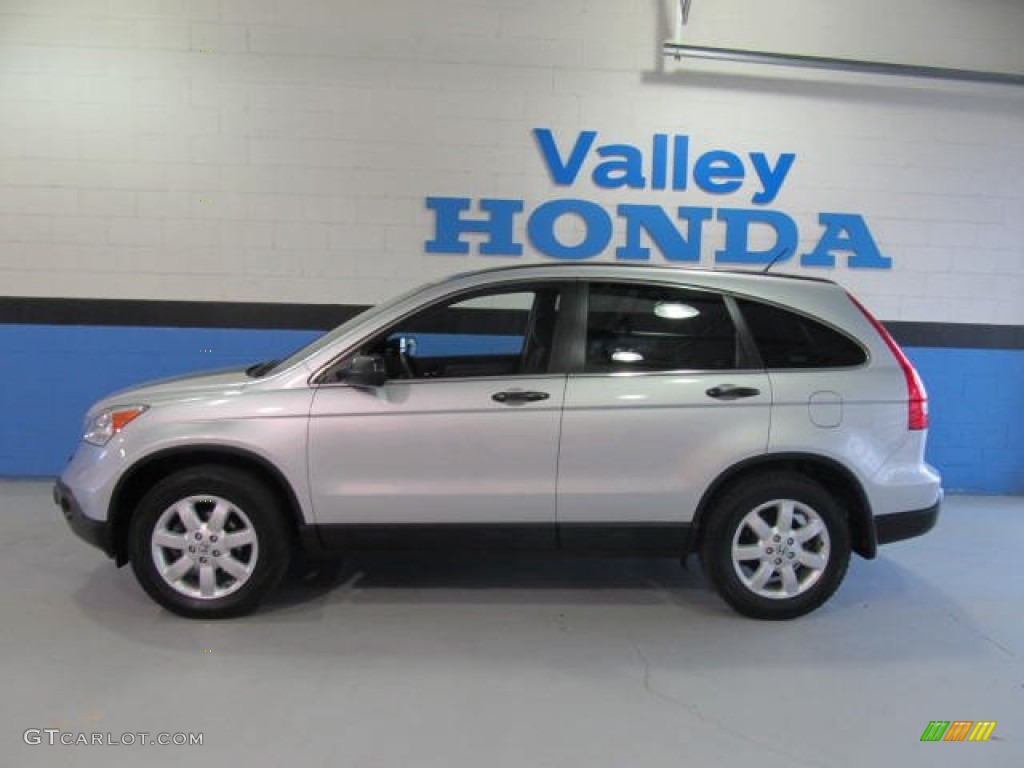 2009 CR-V EX 4WD - Alabaster Silver Metallic / Gray photo #2