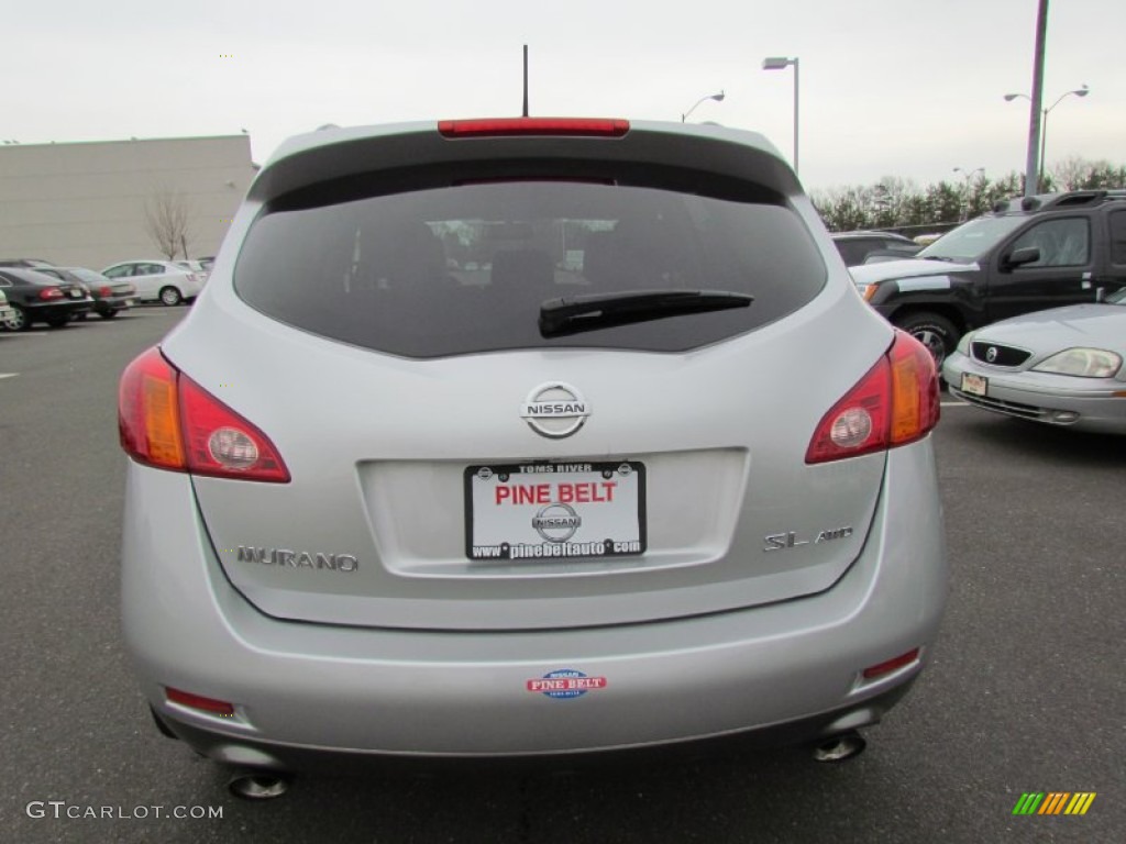 2009 Murano SL AWD - Brilliant Silver Metallic / Black photo #6