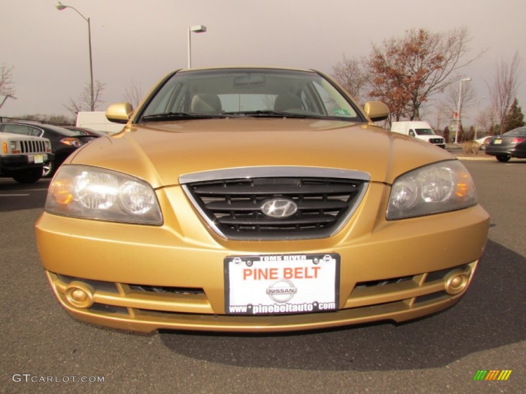 2004 Elantra GLS Sedan - Hazelnut / Gray photo #2