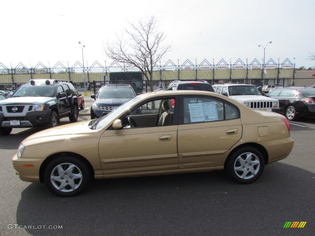 2004 Elantra GLS Sedan - Hazelnut / Gray photo #4