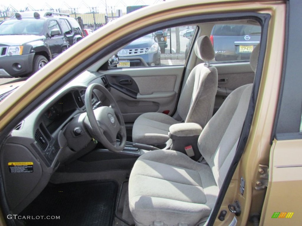 2004 Elantra GLS Sedan - Hazelnut / Gray photo #10