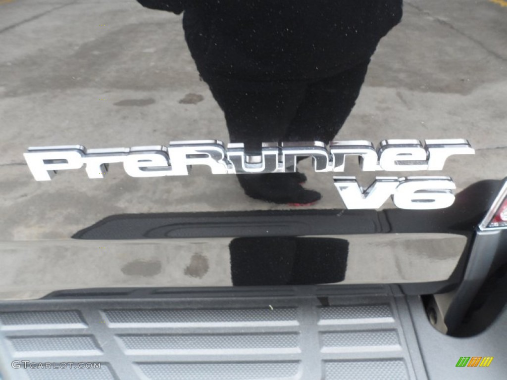 2012 Tacoma V6 TRD Prerunner Double Cab - Black / Graphite photo #17