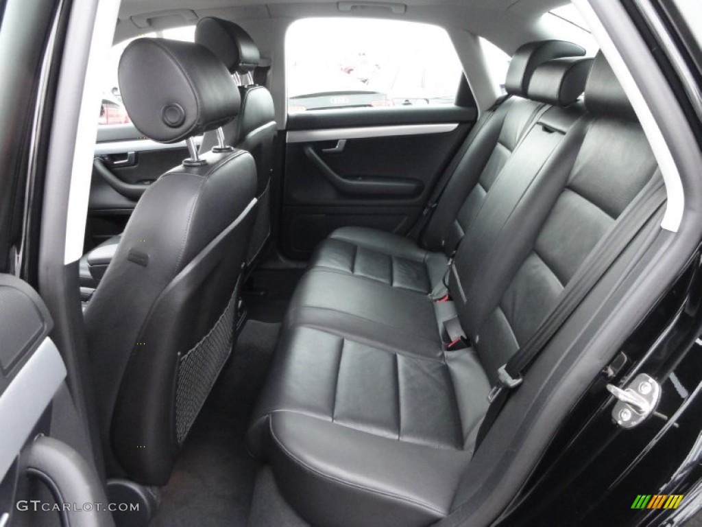 2008 A4 2.0T quattro Sedan - Brilliant Black / Black photo #27