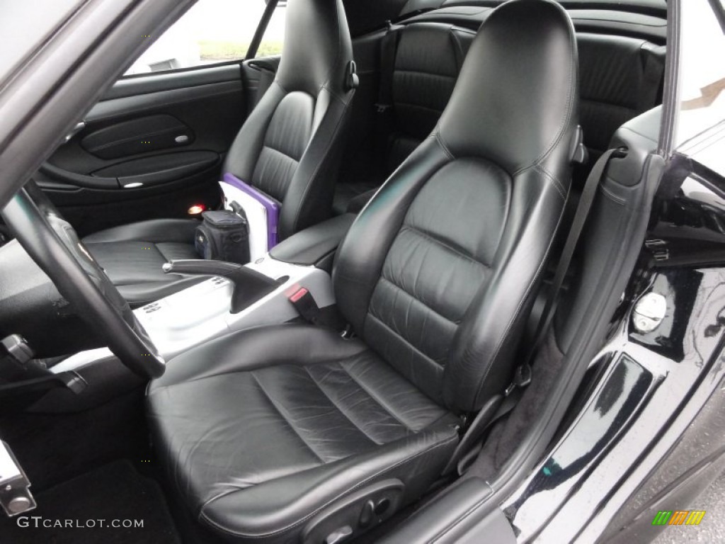Black Interior 2004 Porsche 911 Turbo Cabriolet Photo #60536896