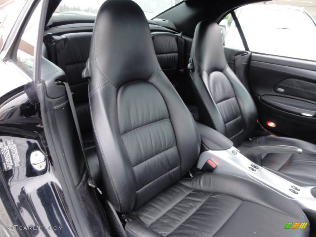 Black Interior 2004 Porsche 911 Turbo Cabriolet Photo #60536930