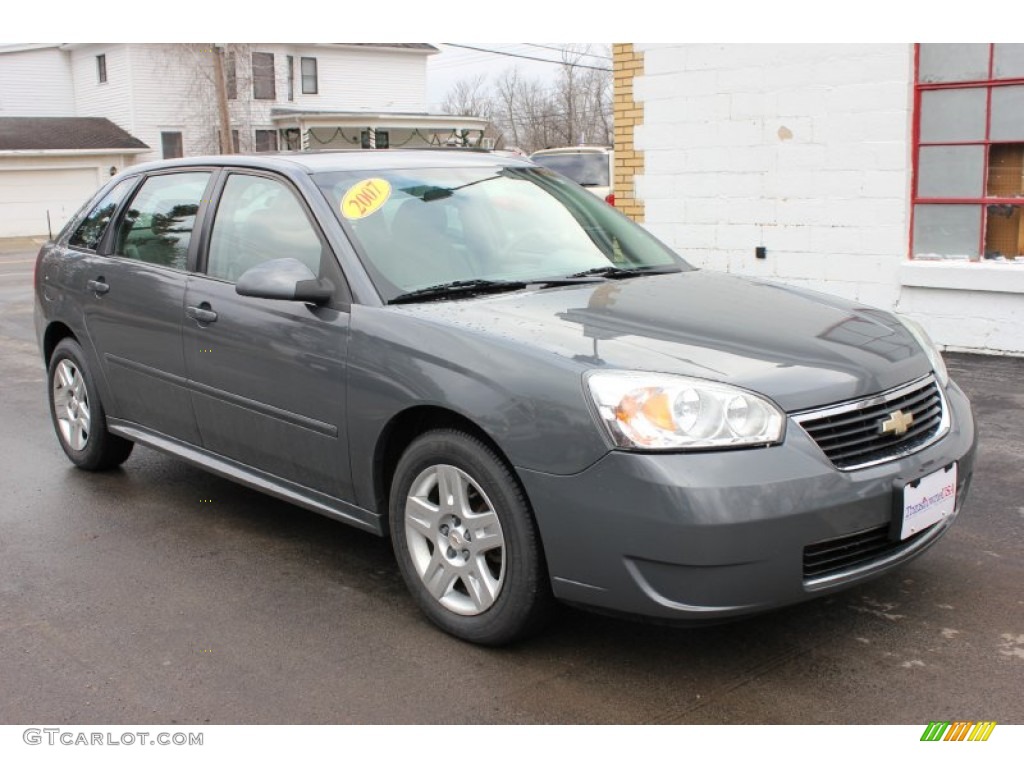 2007 Malibu Maxx LT Wagon - Dark Gray Metallic / Titanium Gray photo #18