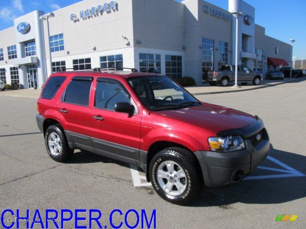 2006 Escape XLT V6 4WD - Redfire Metallic / Medium/Dark Flint photo #1