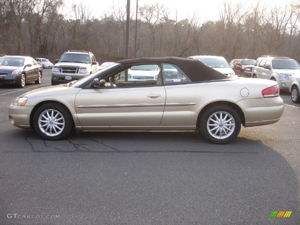 2001 Sebring LXi Convertible - Champagne Pearlcoat / Sandstone photo #9