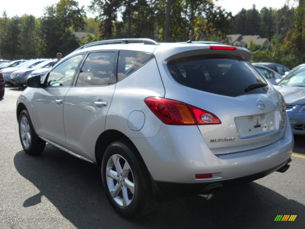 2009 Murano S AWD - Brilliant Silver Metallic / Black photo #13