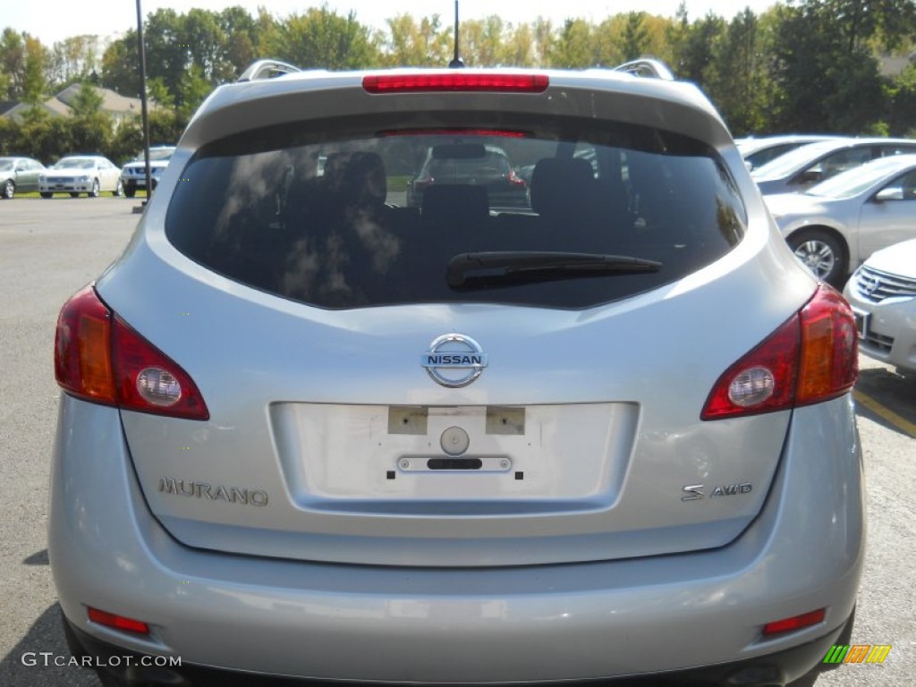 2009 Murano S AWD - Brilliant Silver Metallic / Black photo #14