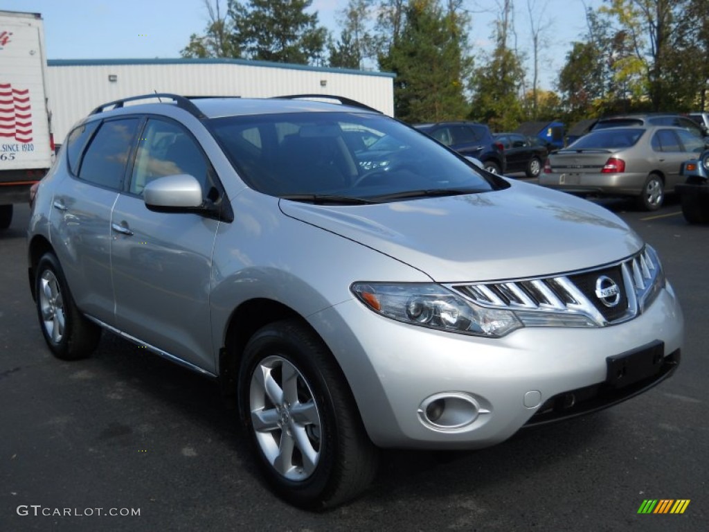 2009 Murano S AWD - Brilliant Silver Metallic / Black photo #15