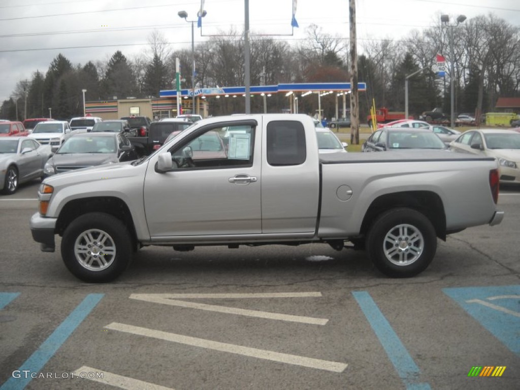 2010 Colorado LT Extended Cab - Sheer Silver Metallic / Ebony photo #6