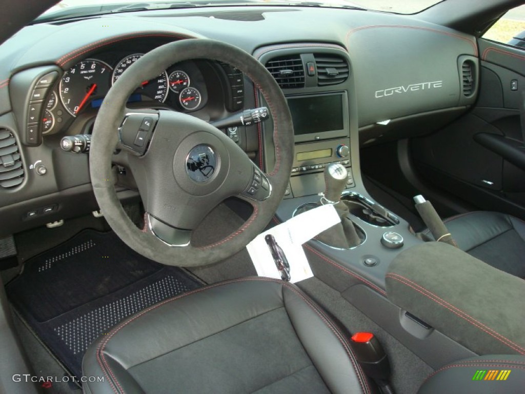 Ebony Interior 2012 Chevrolet Corvette Centennial Edition Grand Sport Coupe Photo #60540820
