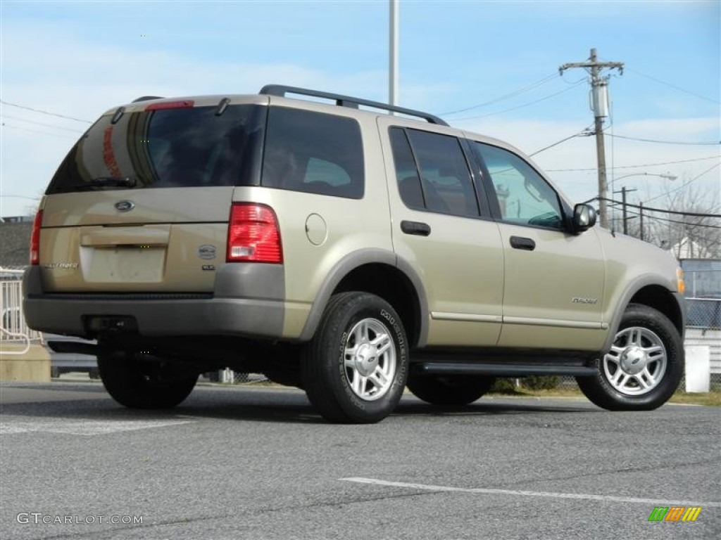 Harvest Gold Metallic 2002 Ford Explorer XLS 4x4 Exterior Photo #60541155