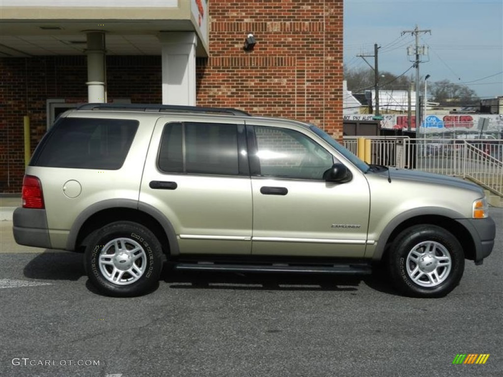 Harvest Gold Metallic 2002 Ford Explorer XLS 4x4 Exterior Photo #60541213