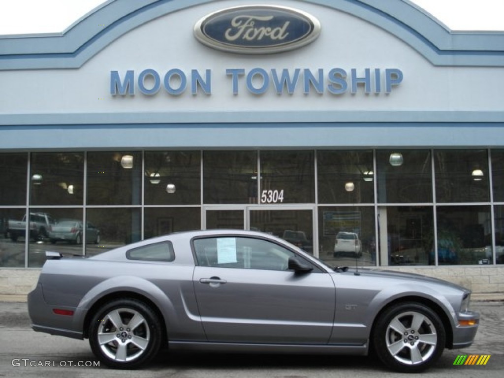 2006 Mustang GT Premium Coupe - Tungsten Grey Metallic / Light Parchment photo #1