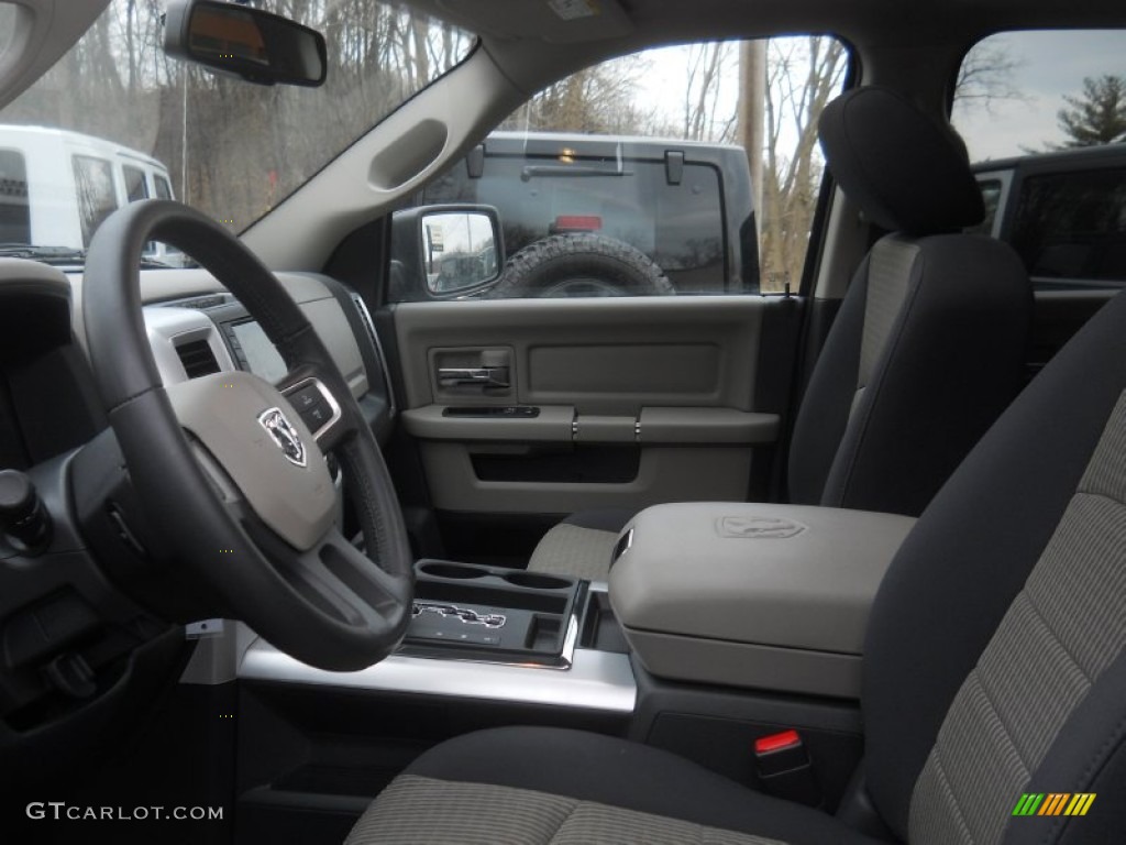 2011 Ram 1500 Big Horn Crew Cab 4x4 - Brilliant Black Crystal Pearl / Dark Slate Gray/Medium Graystone photo #24