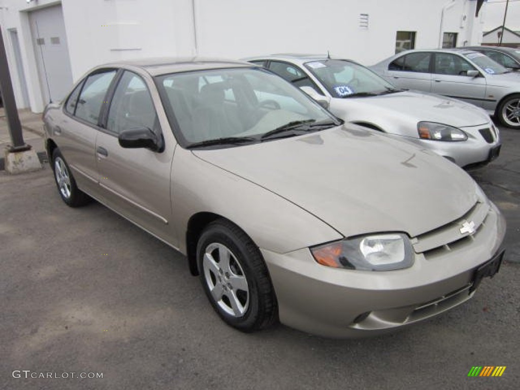 2004 Cavalier LS Sedan - Sandrift Metallic / Neutral photo #1