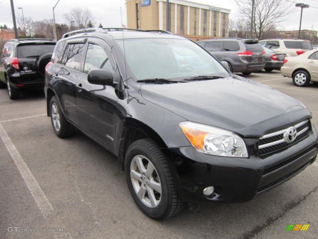 2008 RAV4 Limited 4WD - Black / Ash photo #1