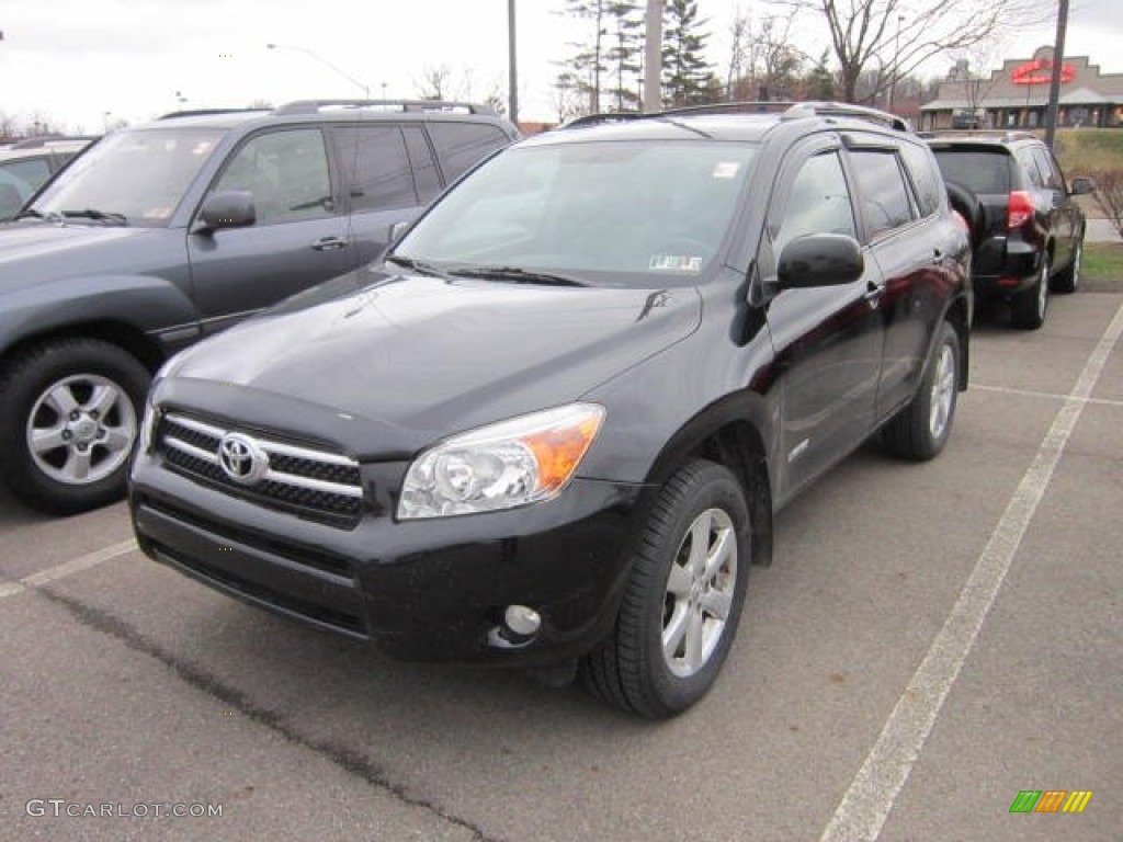2008 RAV4 Limited 4WD - Black / Ash photo #3