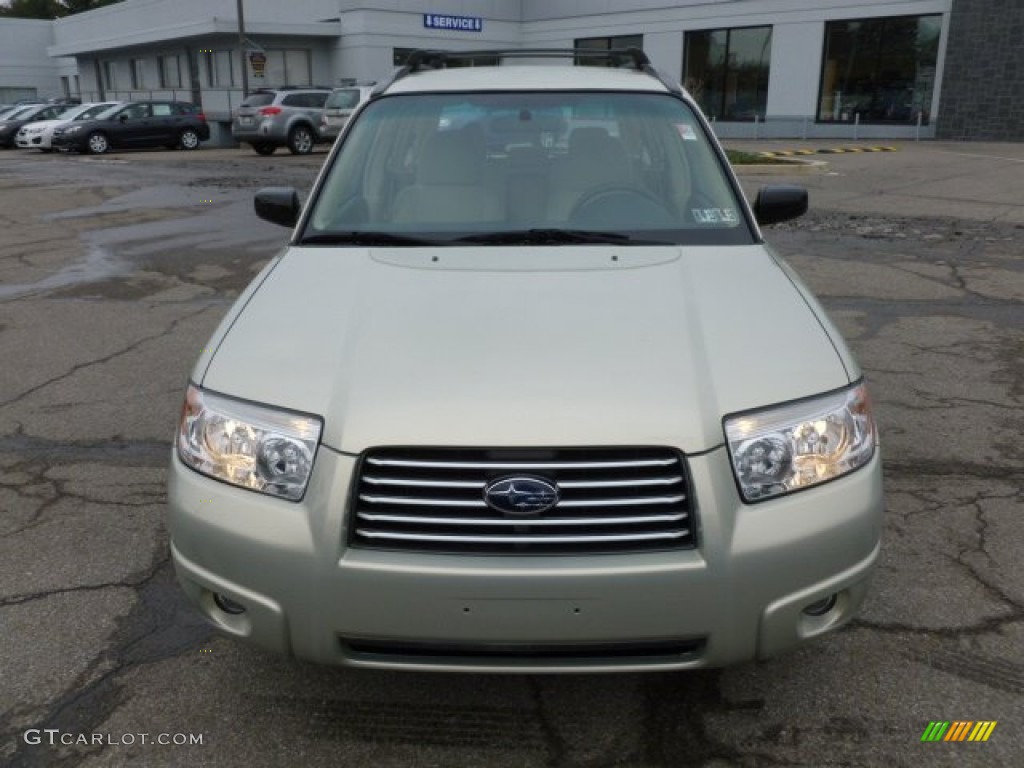 2007 Forester 2.5 X - Champagne Gold Opal / Desert Beige photo #2