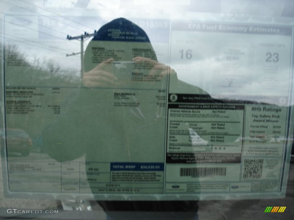 2012 Ford Flex SEL AWD Window Sticker Photo #60544051
