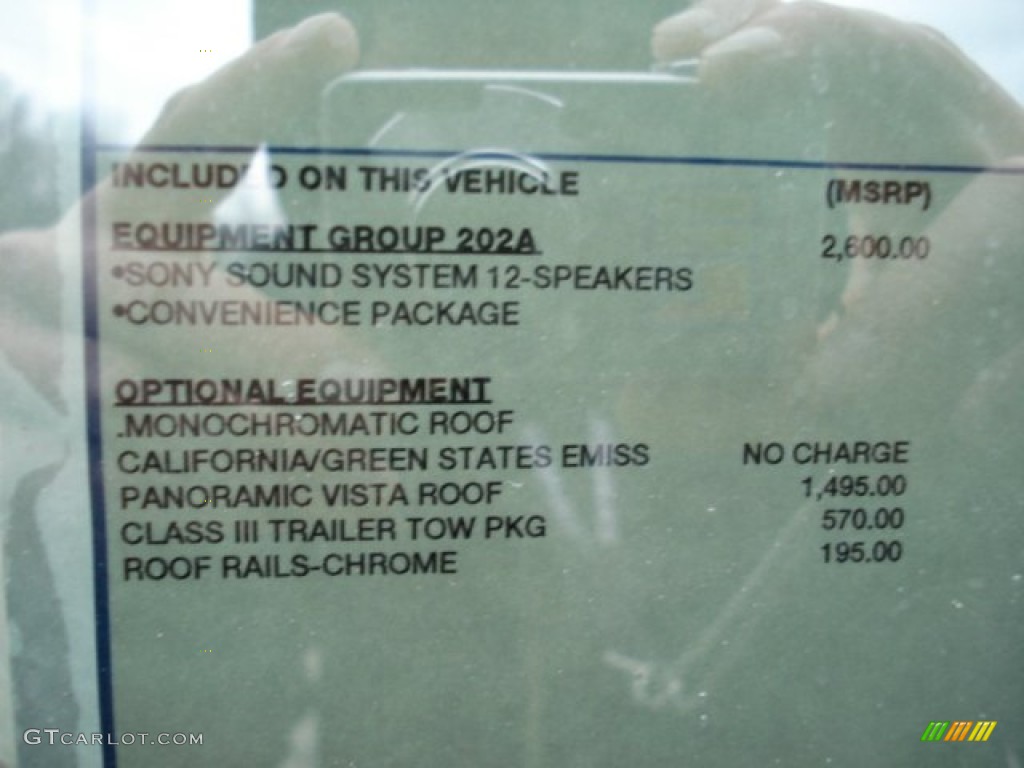 2012 Ford Flex SEL AWD Window Sticker Photo #60544060