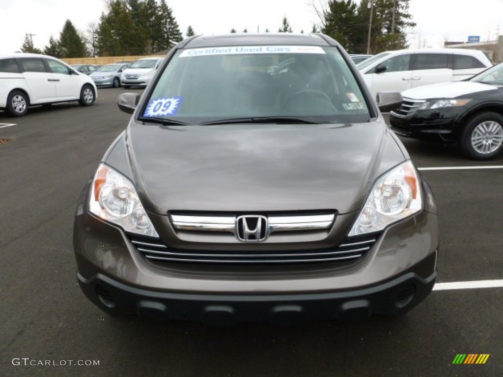 2009 CR-V EX-L 4WD - Urban Titanium Metallic / Ivory photo #2