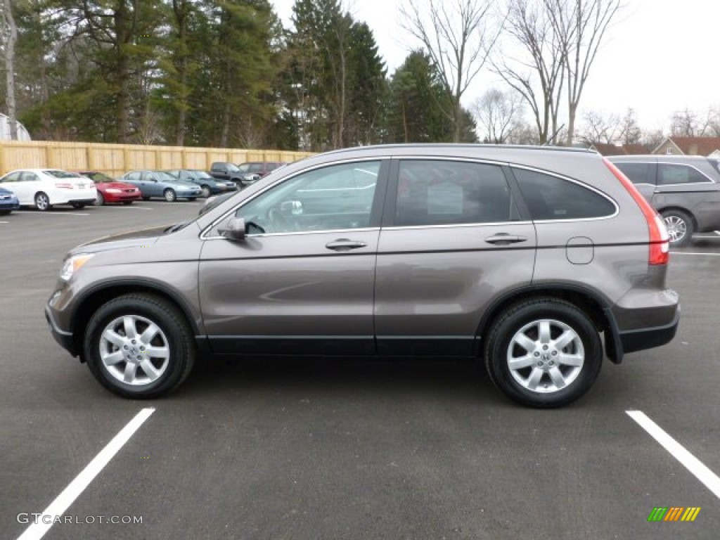 2009 CR-V EX-L 4WD - Urban Titanium Metallic / Ivory photo #4